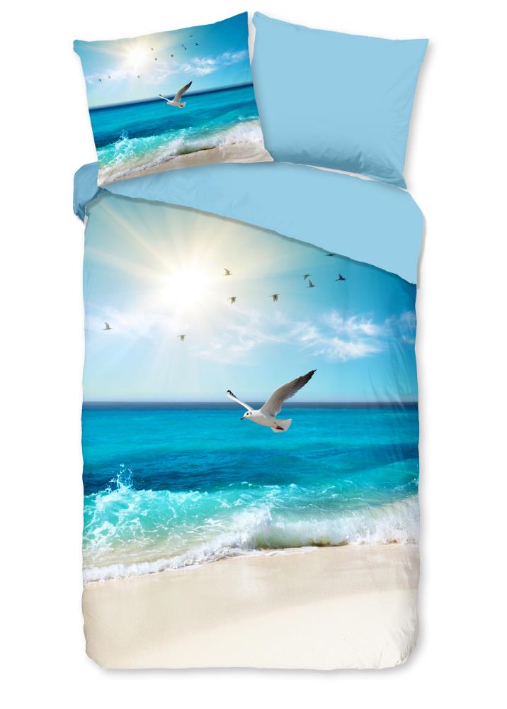 Good Morning Dekbedovertrek "Sealife" - Multi - (140x200 cm) - 100% Katoen - Afbeelding 2