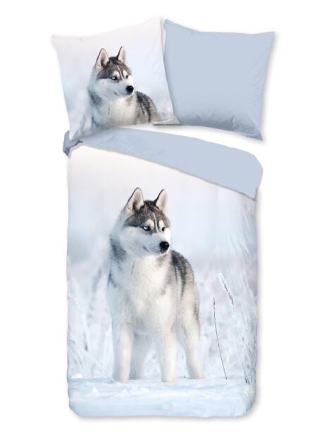 Good Morning Dekbedovertrek "Sachar" - Blauw - (155x220 cm) - 100% Katoen
