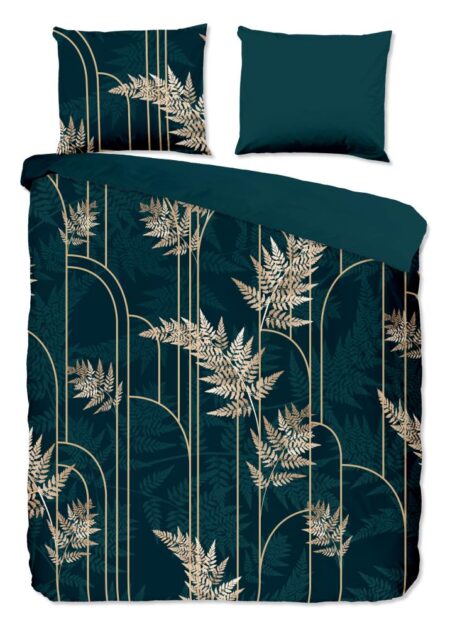 Pure Dekbedovertrek "Malak" - Groen - (240x220 cm) - 100% Polyester