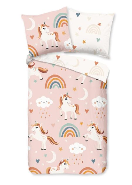 Pure Kinderdekbedovertrek "Aina" - Multi - (135x200 cm) - 100% Polyester