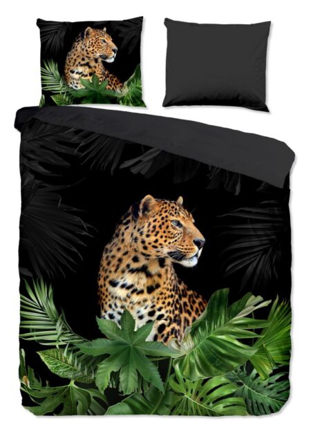 Pure Dekbedovertrek "Mala" - Zwart - (200x220 cm) - 100% Polyester