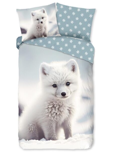 Good Morning Kinderdekbedovertrek "Toss" - Wit - (140x220 cm) - 100% Katoen