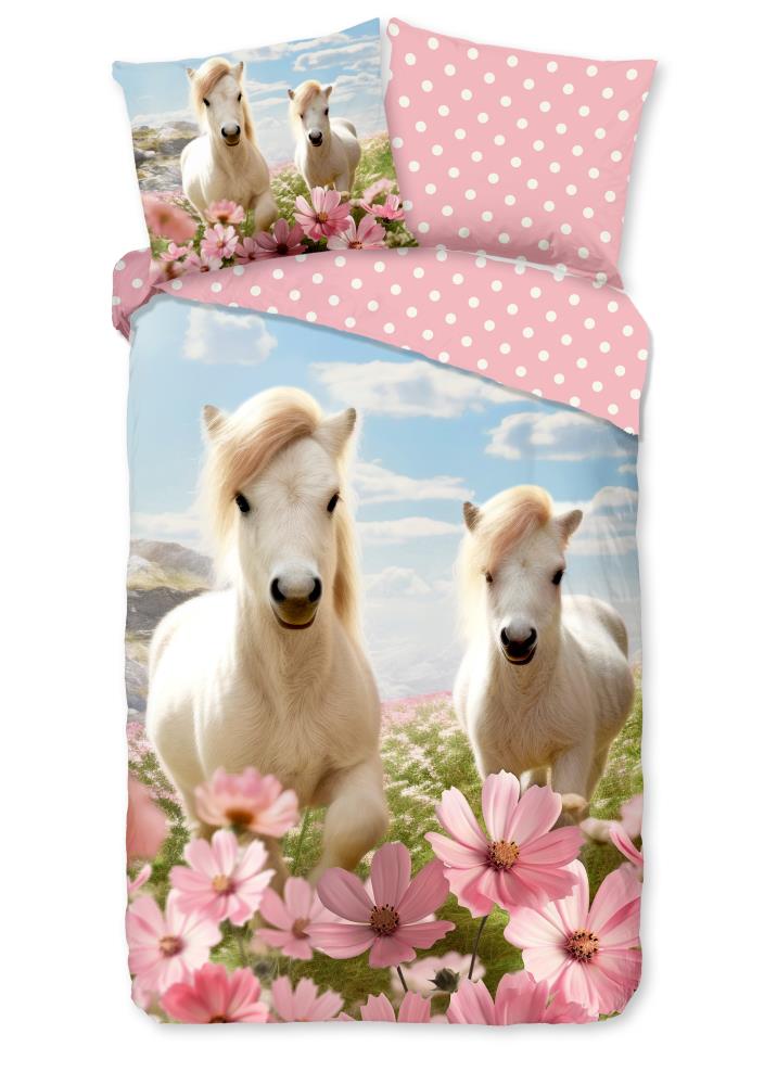 Good Morning Kinderdekbedovertrek "Philou" - Roze - (140x200 cm) - 100% Katoen - Afbeelding 2