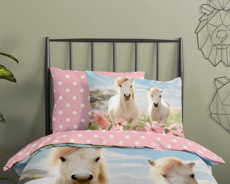 Good Morning Kinderdekbedovertrek "Philou" - Roze - (140x200 cm) - 100% Katoen - Afbeelding 4