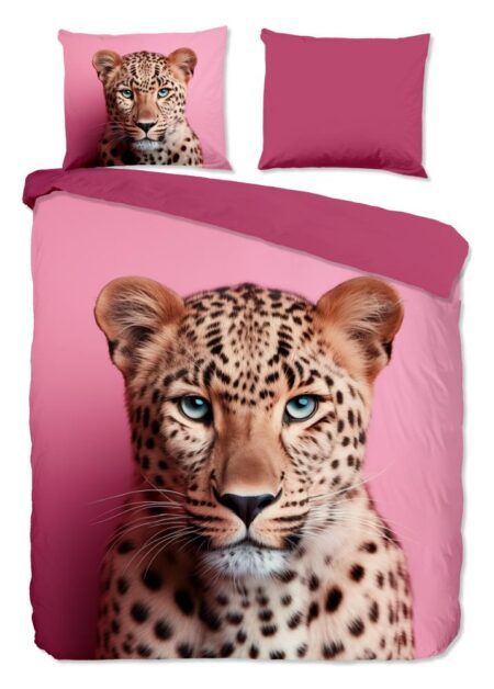 Pure Dekbedovertrek "Leona" - Roze - (240x220 cm) - 100% Polyester