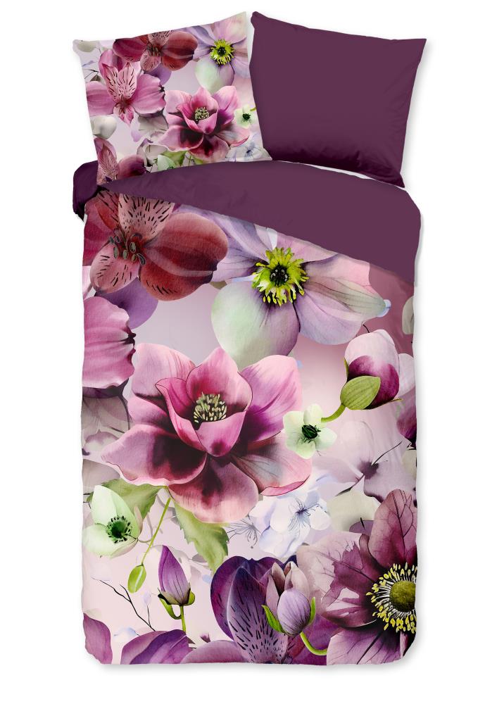 Pure Dekbedovertrek "Chimai" - Rood - (140x220 cm) - 100% Polyester