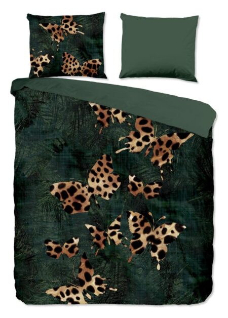 Pure Dekbedovertrek "Lido" - Groen - (240x220 cm) - 100% Polyester