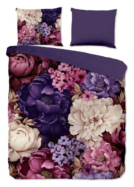 Pure Dekbedovertrek "Triade" - Paars - (200x220 cm) - 100% Polyester