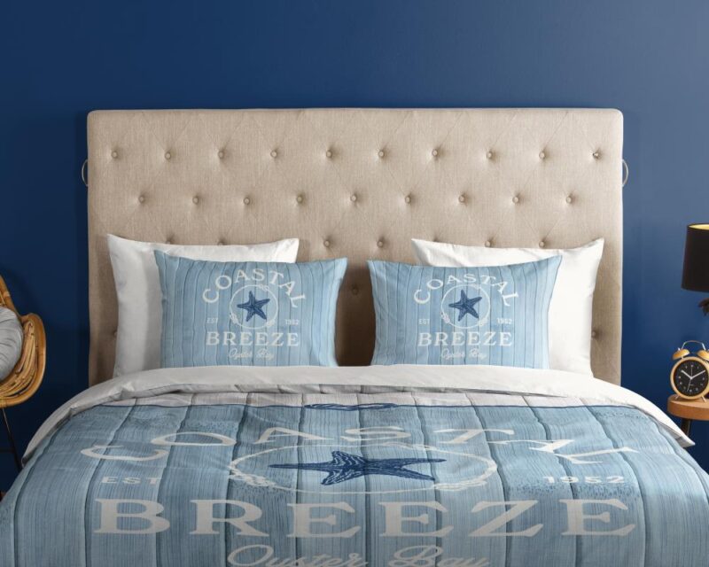 Good Morning Dekbedovertrek "Breeze" - Blauw - (155x220 cm) - 100% Katoen - Afbeelding 4