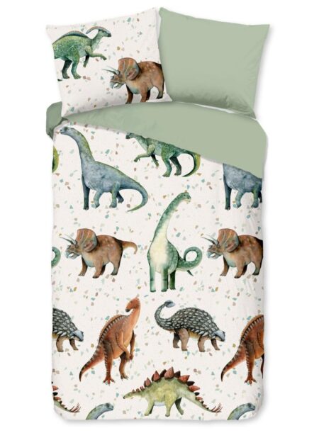 Pure Dekbedovertrek "Jura" - Groen - (140x220 cm) - 100% Polyester