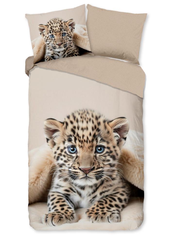 Good Morning Kinderdekbedovertrek "Simo" - Bruin - (135x200 cm) - 100% Katoen - Afbeelding 2