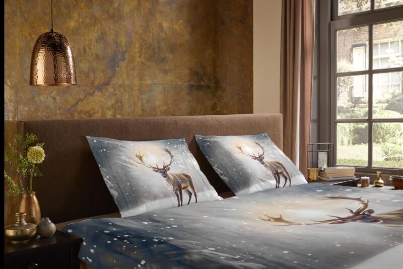 Pure Dekbedovertrek "Jeppe" - Grijs - (155x220 cm) - 100% Polyester - Afbeelding 4