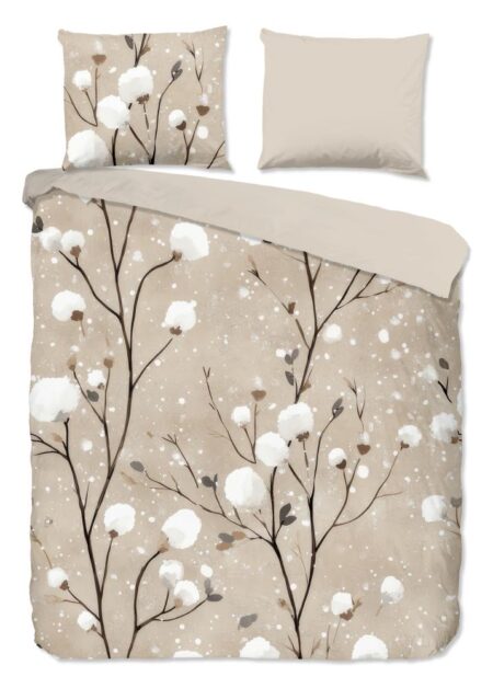 Pure Dekbedovertrek "Ralfa" - Bruin - (200x220 cm) - 100% Polyester