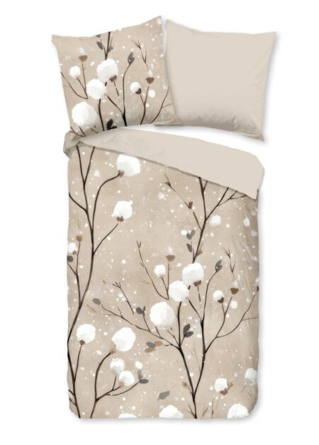 Pure Dekbedovertrek "Ralfa" - Bruin - (135x200 cm) - 100% Polyester