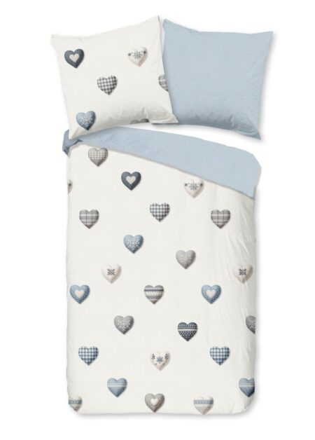 Good Morning Dekbedovertrek "Juhvo" - Off-Wit - (200x200 cm) - 100% Katoen