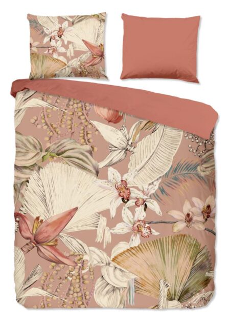 Pure Dekbedovertrek "Ramani" - Roze - (240x220 cm) - 100% Polyester