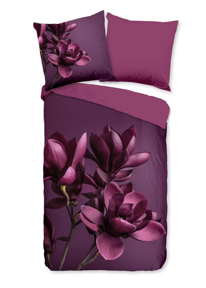 Pure Dekbedovertrek "Penelope" - Paars - (200x200 cm) - 100% Polyester