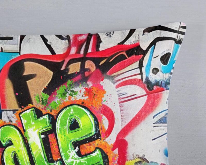 Good Morning Kinderdekbedovertrek "Skate" - Grijs - (140x220 cm) - 100% Katoen - Afbeelding 4