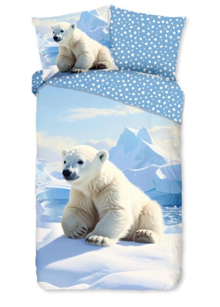 Good Morning Kinderdekbedovertrek "Emric" - Blauw - (140x220 cm) - 100% Katoen