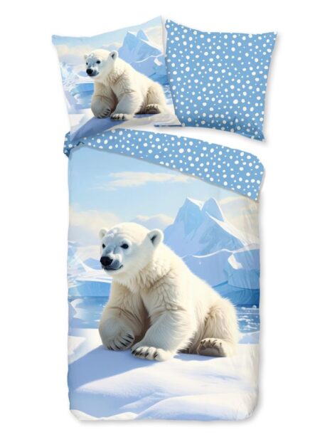 Good Morning Kinderdekbedovertrek "Emric" - Blauw - (135x200 cm) - 100% Katoen