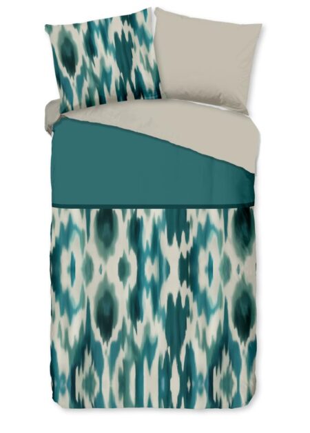 Good Morning Dekbedovertrek "Barletta" - Blauw - (140x220 cm) - 100% Katoen