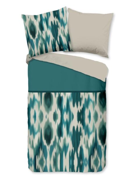 Good Morning Dekbedovertrek "Barletta" - Blauw - (200x200 cm) - 100% Katoen