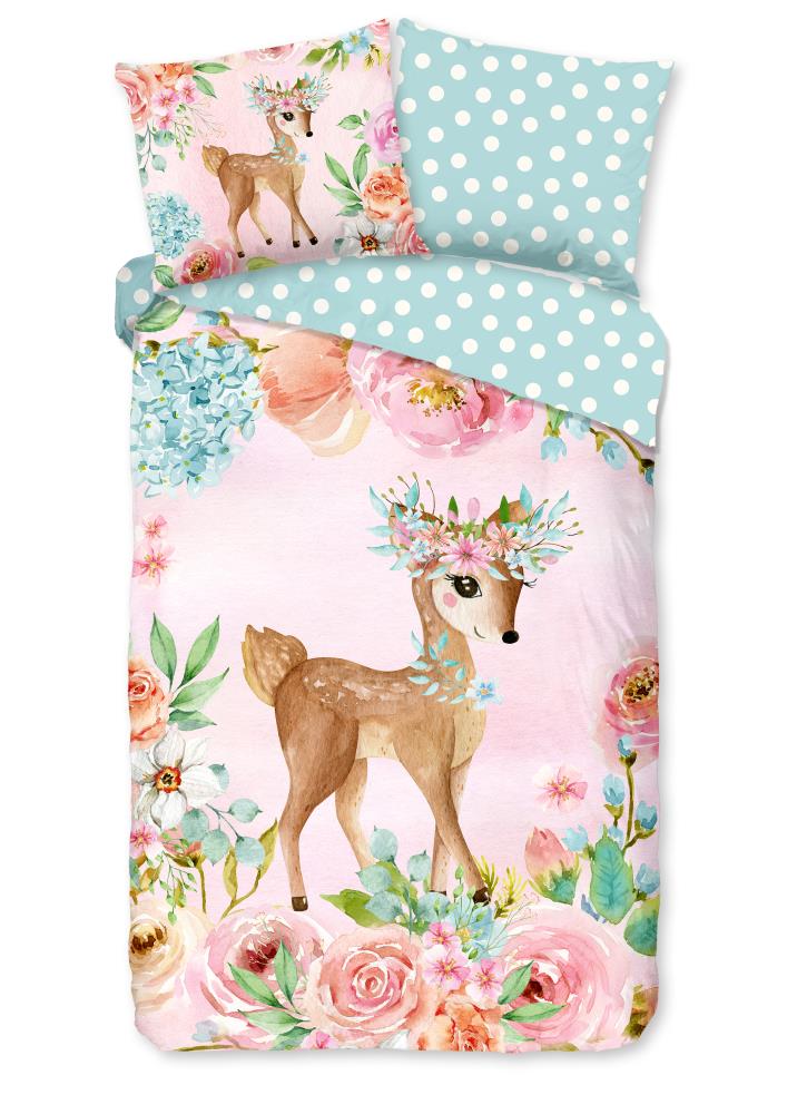 Good Morning Kinderdekbedovertrek "Sweet" - Multi - (140x220 cm) - 100% Katoen - Afbeelding 2