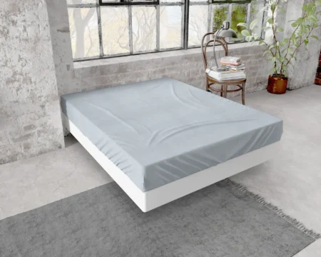Dreamhouse Flanel Premium Hoeslaken Grijs 200 x 200/220 cm