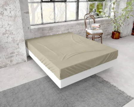 Dreamhouse Flanel Premium Hoeslaken Taupe 200 x 200/220 cm