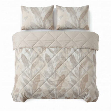 Dreamhouse Lazy dekbed Gacho Taupe Met Kussenslopen 200 x 220 cm
