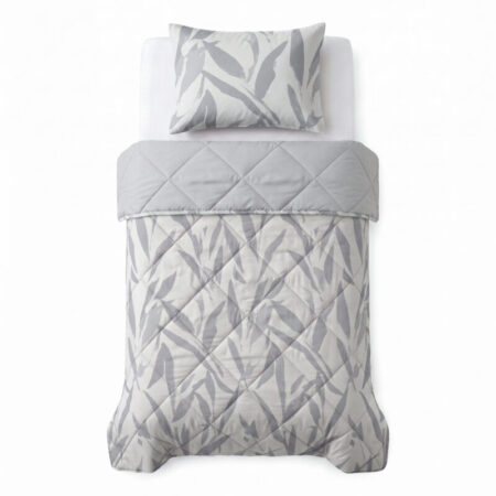 Dreamhouse Lazy dekbed Garden Zen Grijs Met kussensloop 140 x 220 cm