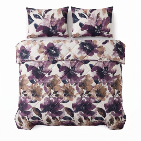 Dreamhouse Lazy dekbed Lena Paars Met Kussenslopen 240 x 220 cm
