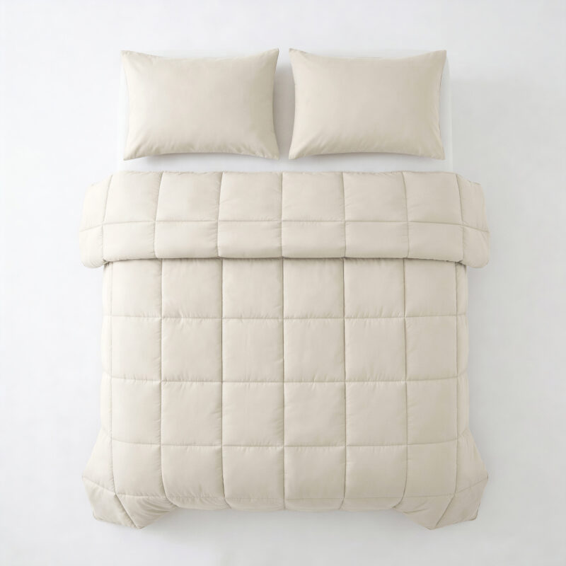 Primaviera Deluxe Lazy Dekbed Percale Beige 240 x 220 cm - Afbeelding 2