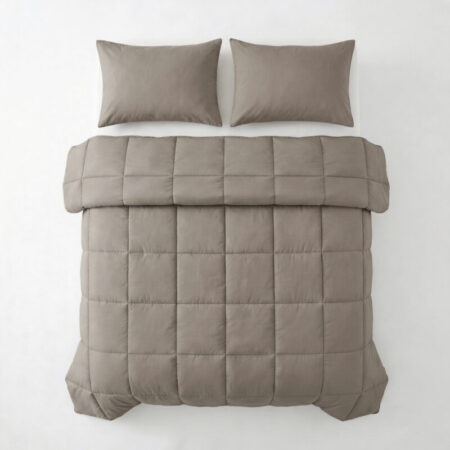 Primaviera Deluxe Lazy Dekbed Percale Taupe Bruin 240 x 220 cm