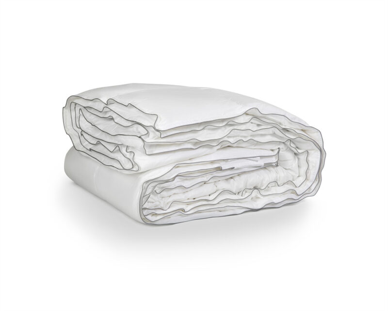 Primaviera Deluxe Percale Cotton Touch 4-Seizoenen Dekbed White - 140X220 cm - Afbeelding 2