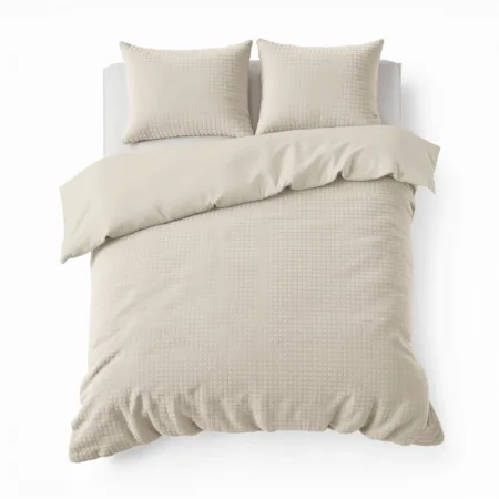 Sleeptime Check Teddy Beige 240 x 200/220 cm
