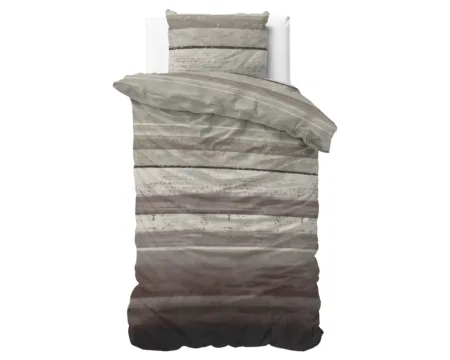 Sleeptime Flanel Marcus Taupe 140 x 200/220 cm