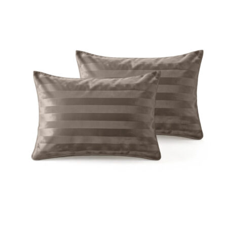 Sleeptime Hotel Velvet 2pack Slopen Taupe 60 x 70 cm