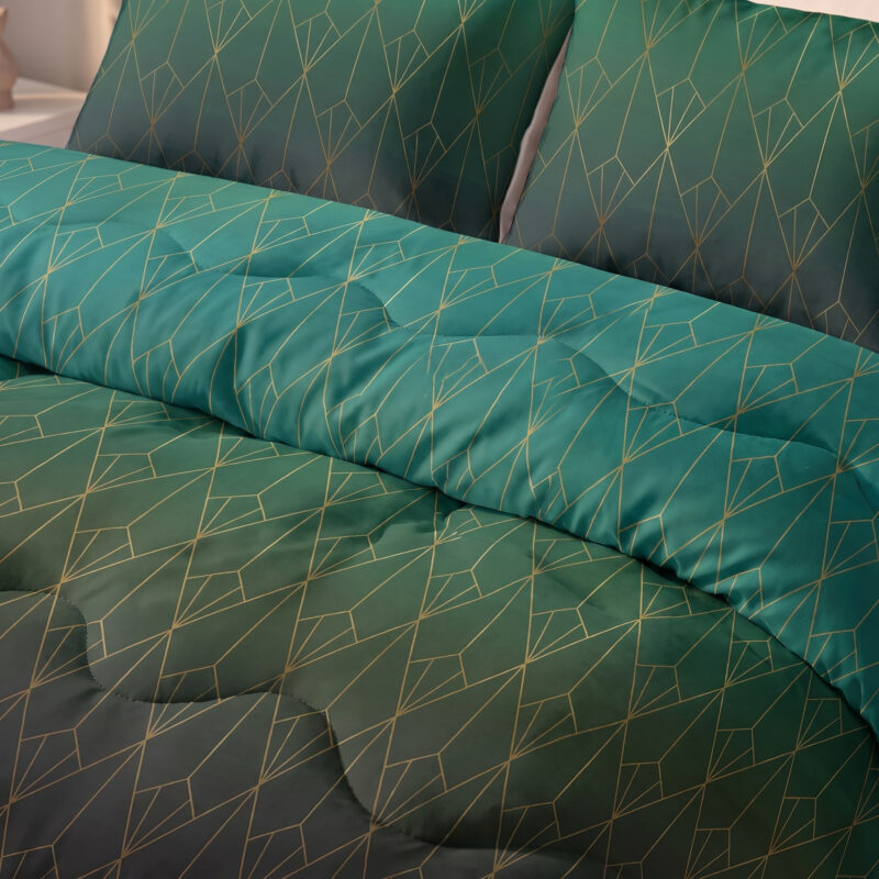 Sleeptime Lazy Dekbed Bowen Groen 240 x 220 cm - Afbeelding 3