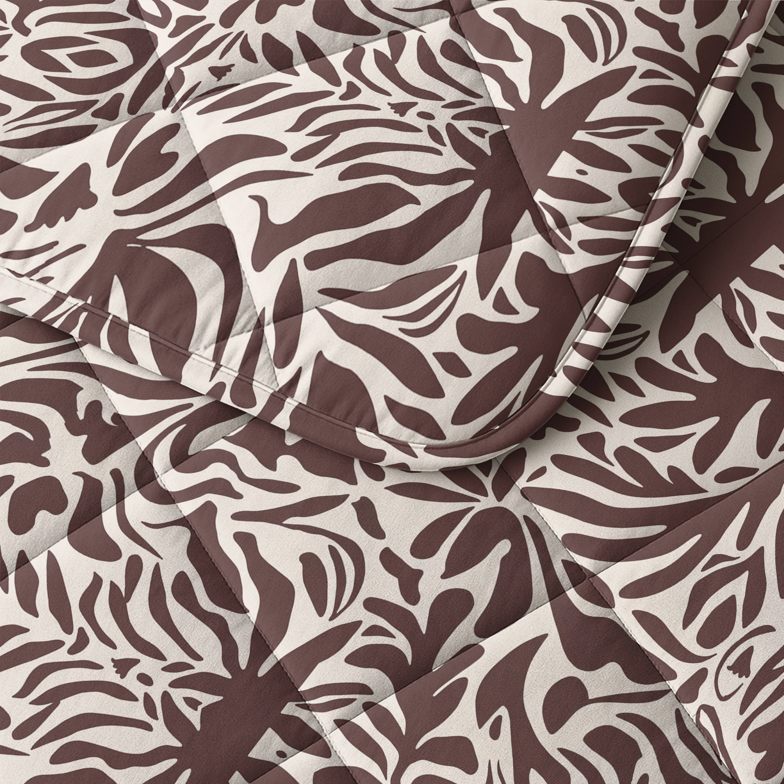 Sleeptime Lazy Dekbed Denzo Rood/Bruin 200 x 200 Met Kussenslopen cm - Afbeelding 4