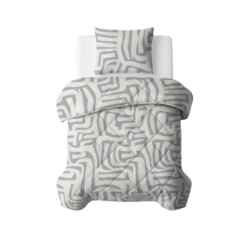 Sleeptime Lazy Dekbed Eran Groen 140 x 200 Met Kussensloop cm