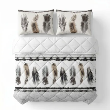 Sleeptime Lazy Dekbed Feathers 3 Zand 200 x 200 Met Kussenslopen cm