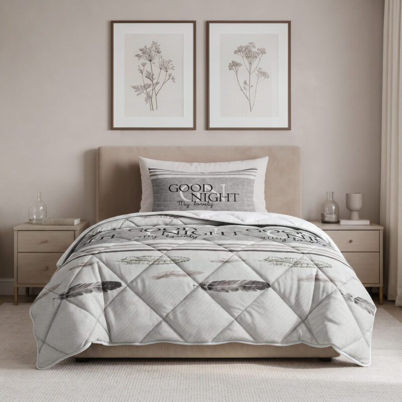 Sleeptime Lazy Dekbed Goodnight Zand 140 x 200 Met Kussensloop cm - Afbeelding 2