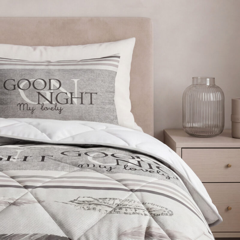 Sleeptime Lazy Dekbed Goodnight Zand 140 x 200 Met Kussensloop cm - Afbeelding 4