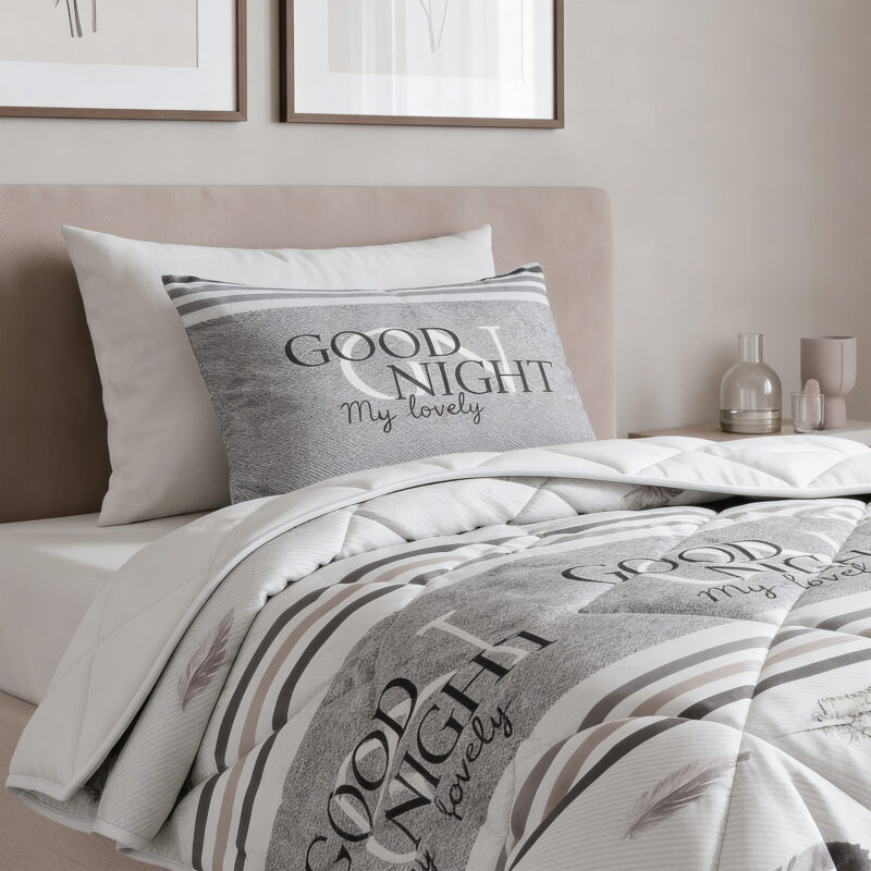 Sleeptime Lazy Dekbed Goodnight Zand 140 x 200 Met Kussensloop cm - Afbeelding 5