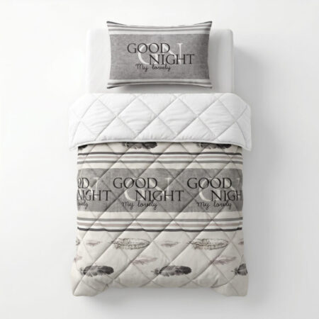 Sleeptime Lazy Dekbed Goodnight Zand 140 x 200 Met Kussensloop cm