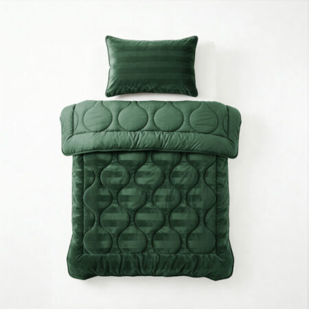 Sleeptime Lazy Dekbed Hotel Velvet Donker Groen 140 x 200 cm