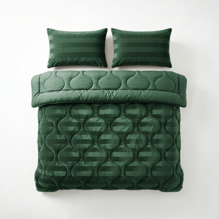 Sleeptime Lazy Dekbed Hotel Velvet Donker Groen 240 x 200 cm