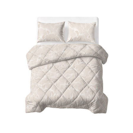 Sleeptime Lazy Dekbed Katoen Zeke Beige 200 x 220 cm