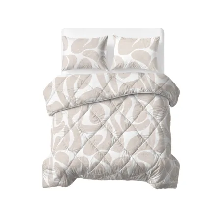 Sleeptime Lazy Dekbed Kello Taupe/Zand 200 x 200 Met Kussenslopen cm